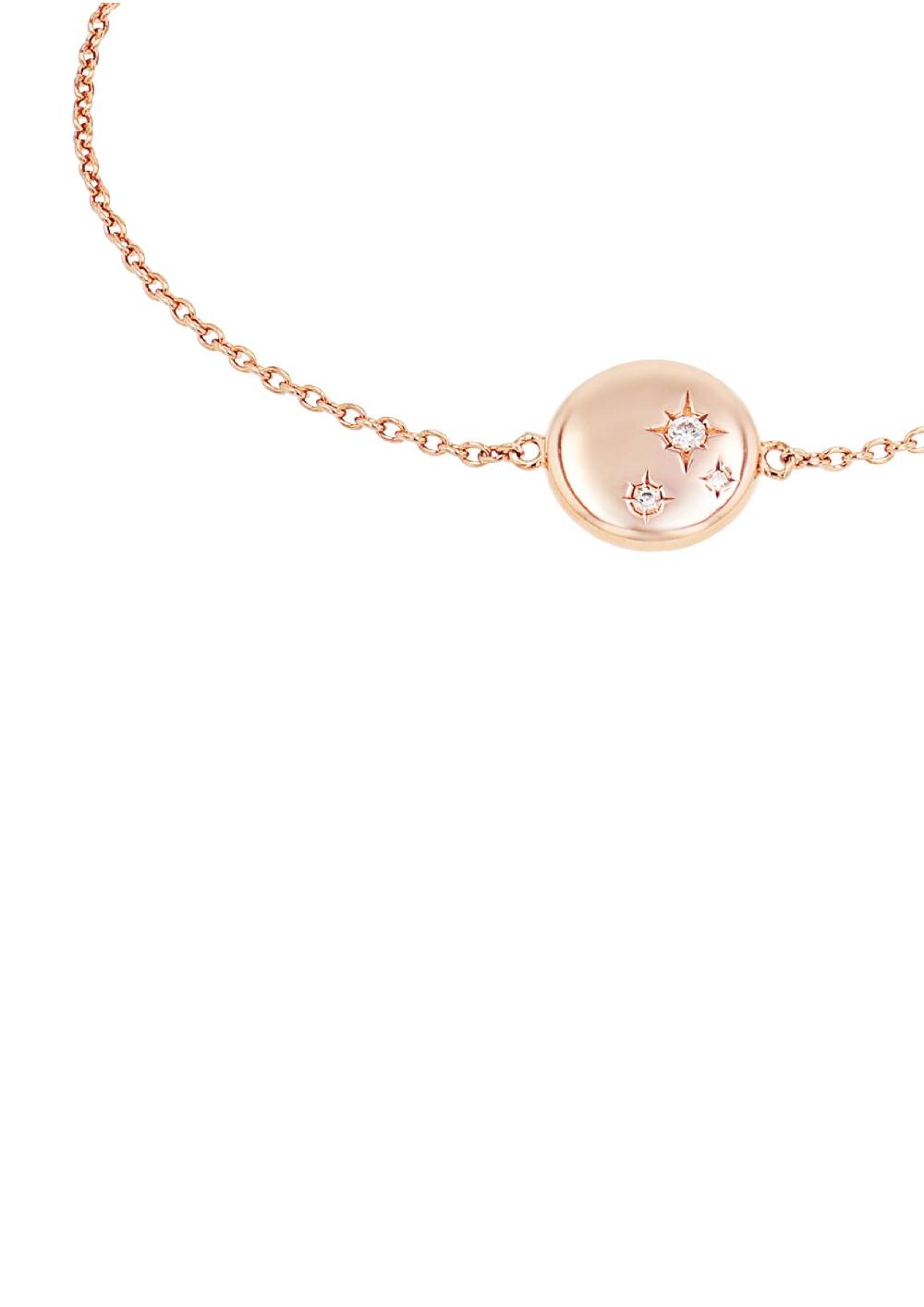 S.Oliver Rosévergoldet Silber-Armband Mit Stern-Motiv