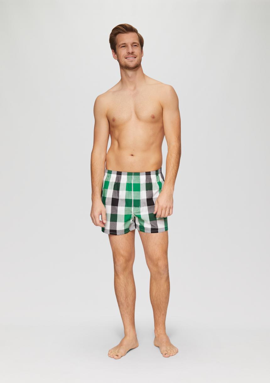 S.Oliver 2er-Pack Boxershorts Mit Karo-Muster
