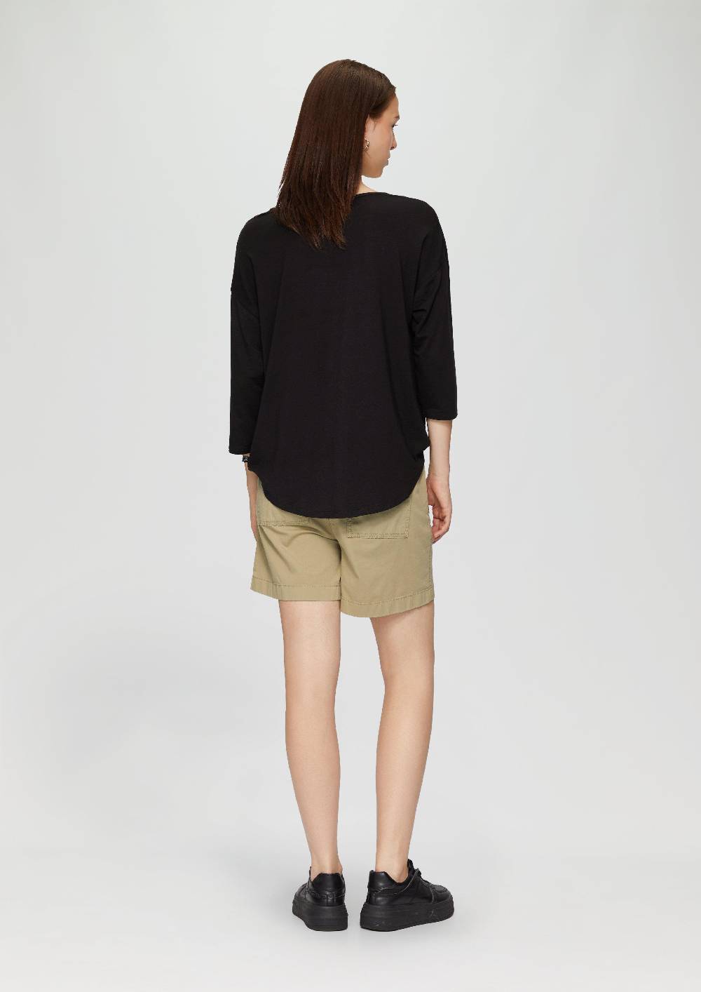 S.Oliver 3/4-Arm-Shirt Im Fabricmix