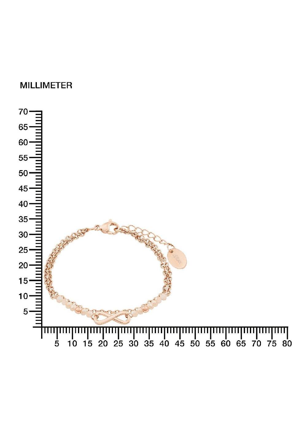 S.Oliver Armband 'Infinity' Aus Edelstahl
