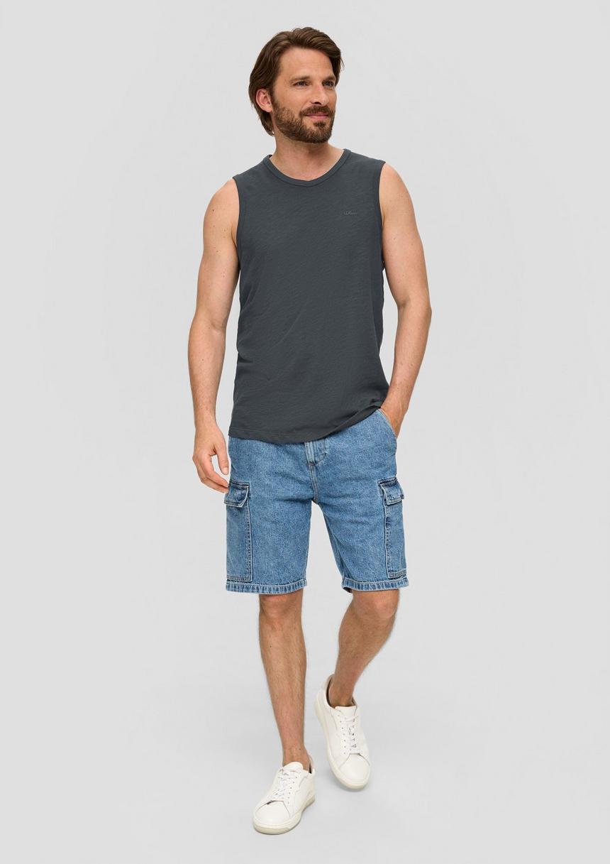 S.Oliver Ärmelloses Shirt Aus Baumwolle
