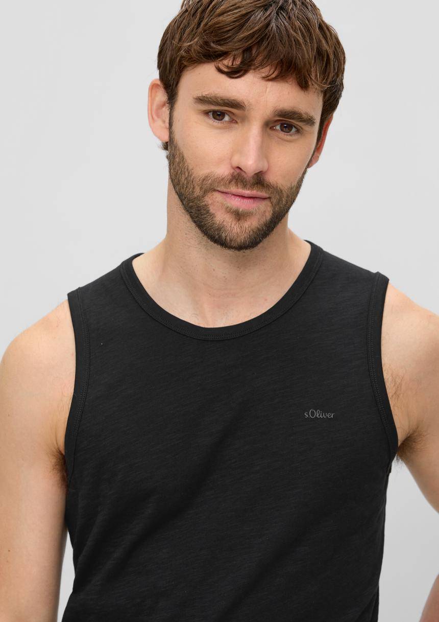 S.Oliver Ärmelloses Shirt Aus Baumwolle