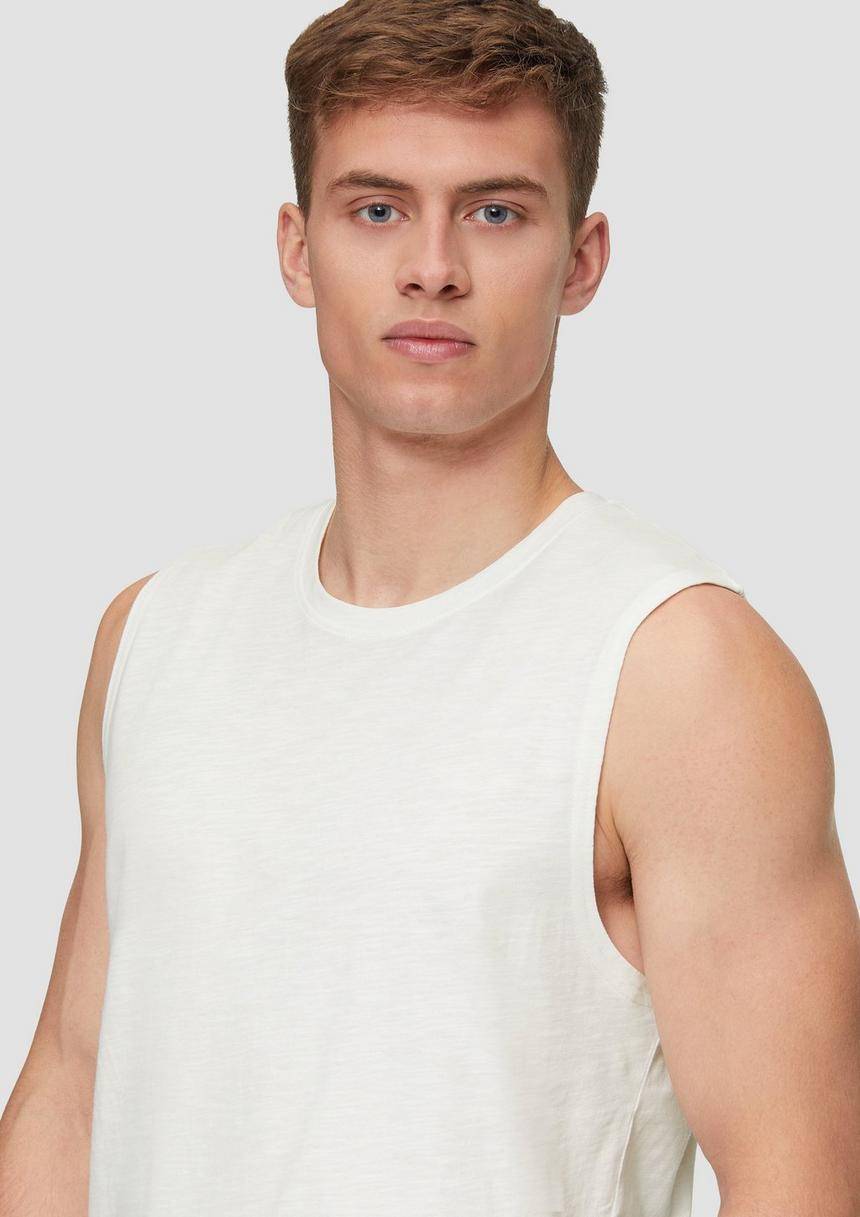 S.Oliver Ärmelloses Shirt Aus Reiner Baumwolle