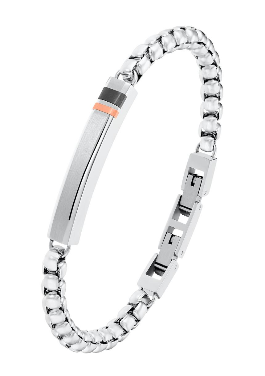 S.Oliver Armkette IP Gun + IP Rose aus Edelstahl