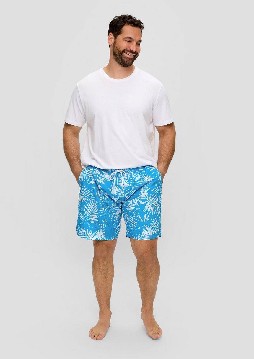 S.Oliver Badehose Mit All-over-Print