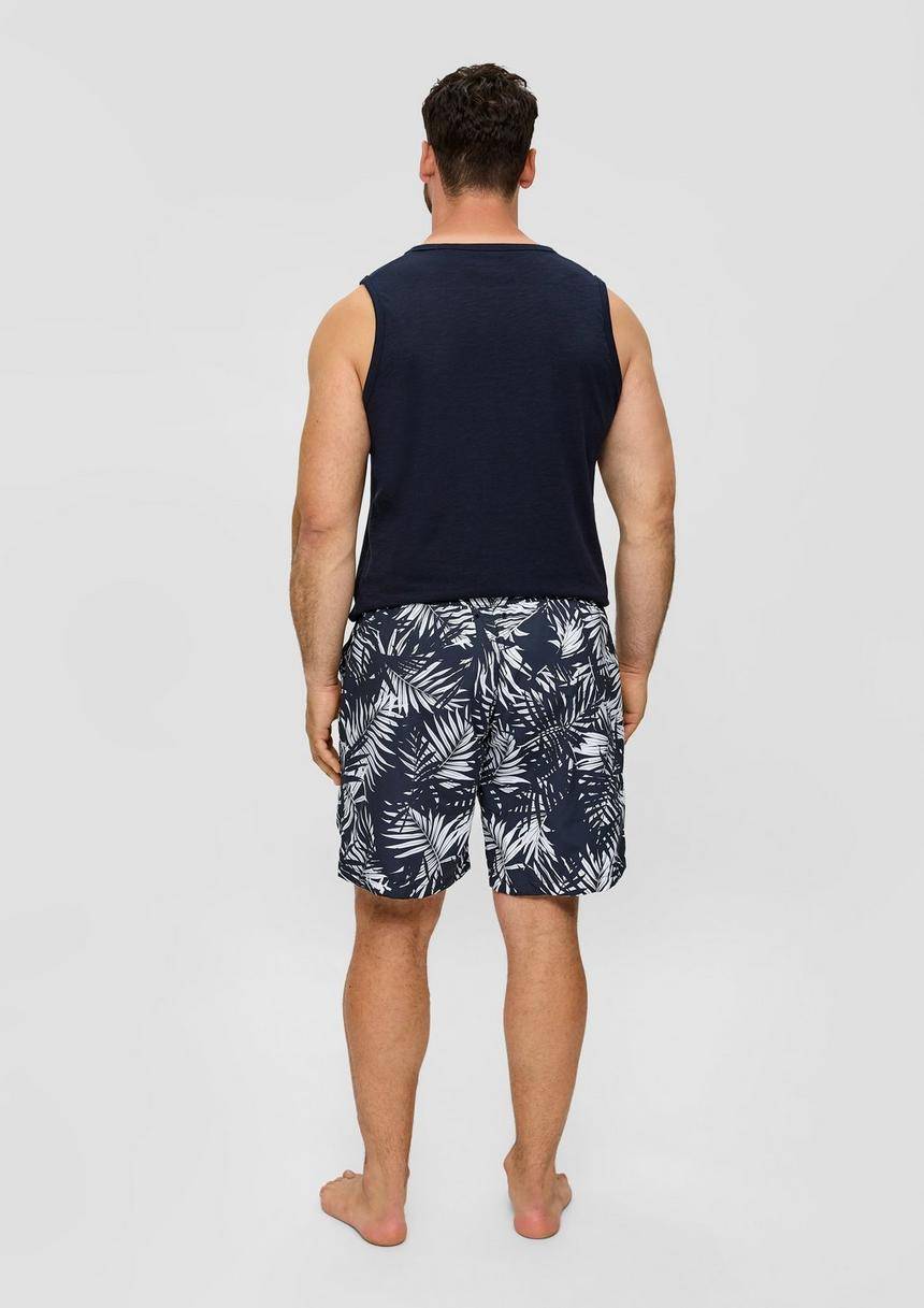 S.Oliver Badehose Mit All-over-Print