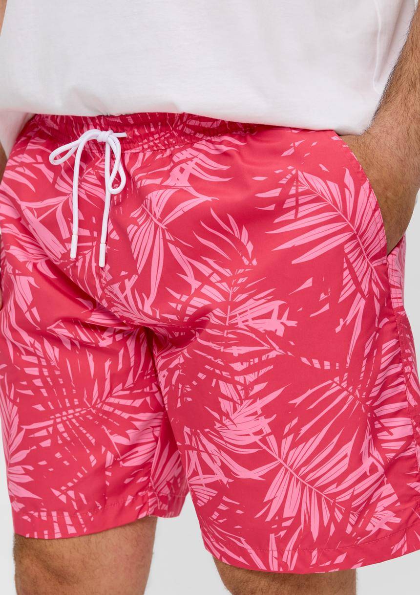 S.Oliver Badehose Mit All-over-Print