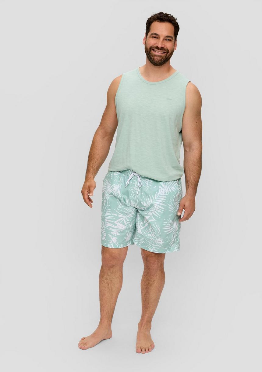 S.Oliver Badehose Mit All-over-Print