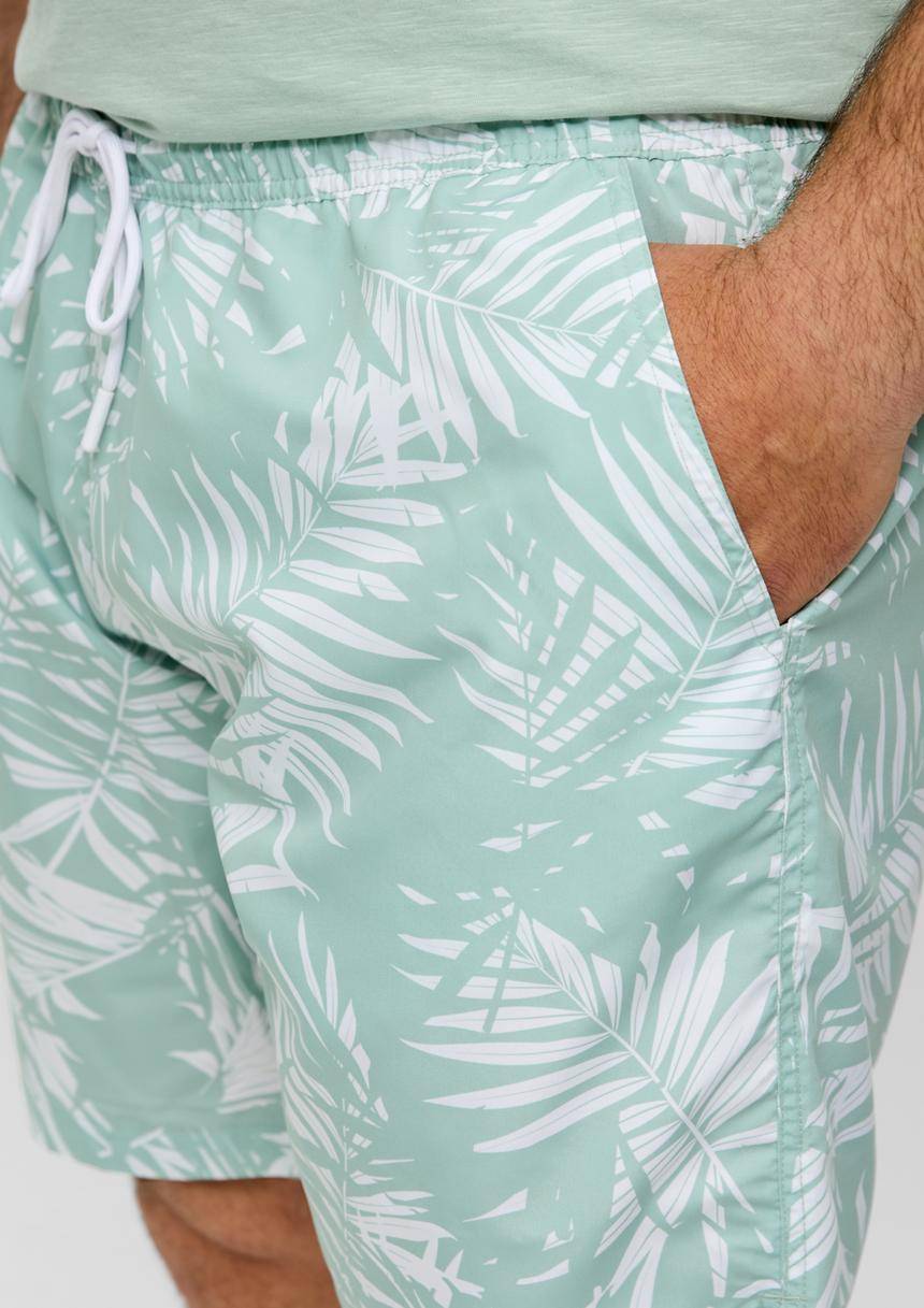 S.Oliver Badehose Mit All-over-Print