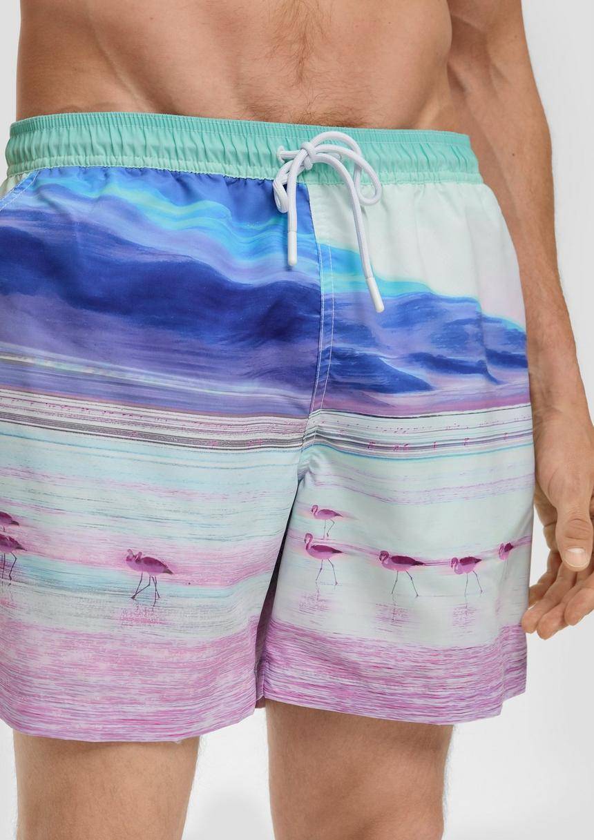 S.Oliver Badeshorts Mit All-over-Print