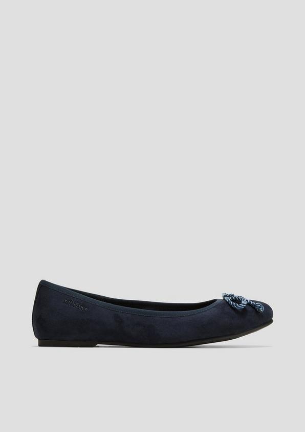 S.Oliver Ballerinas in Leder-Optik mit Schleife