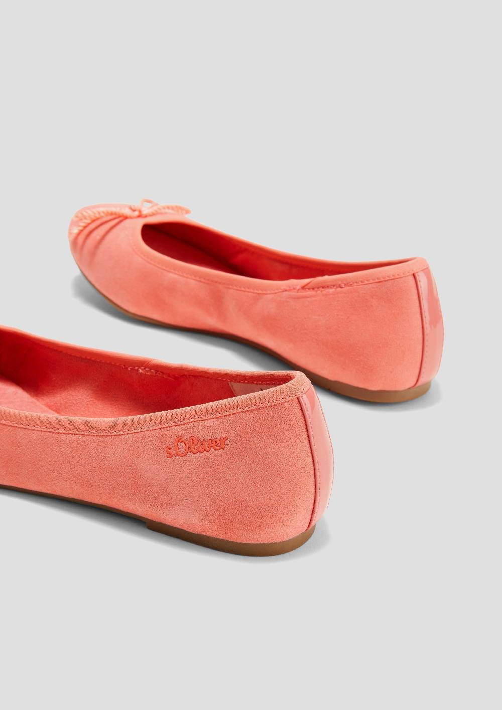 S.Oliver Ballerinas In Leder-Optik Mit Schleife