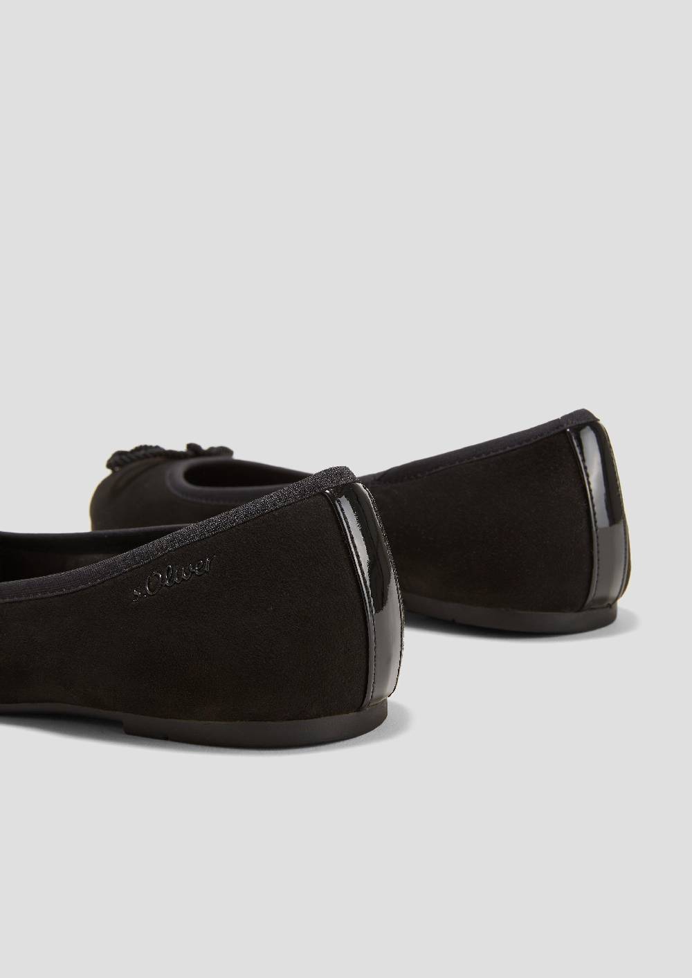 S.Oliver Ballerinas In Leder-Optik Mit Schleife