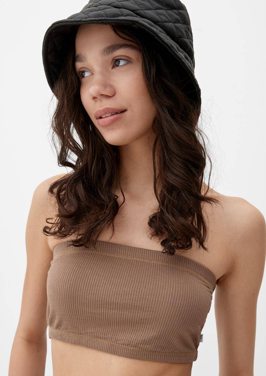 S.Oliver Bandeau-Top Mit Rippstruktur