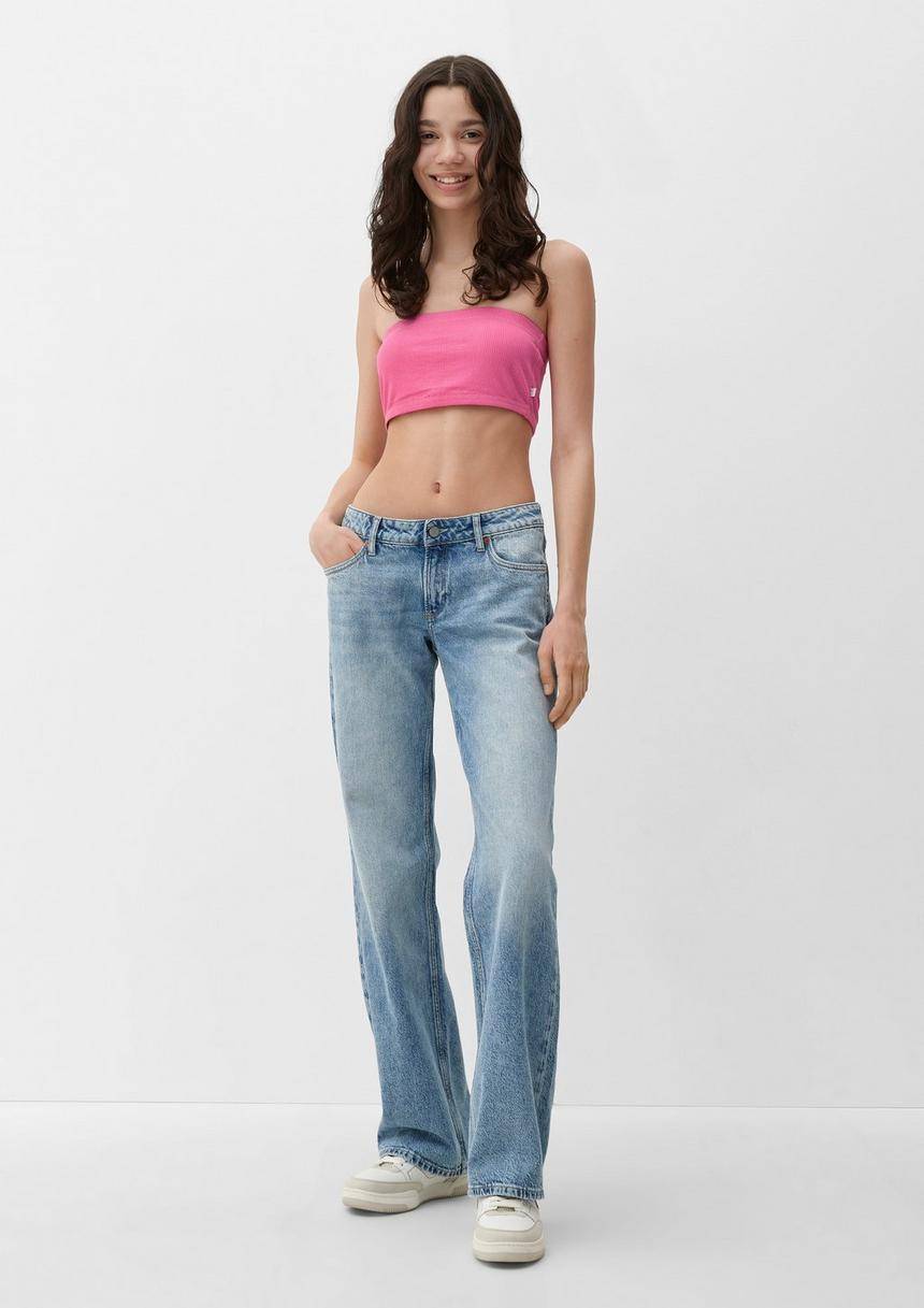 S.Oliver Bandeau-Top Mit Rippstruktur