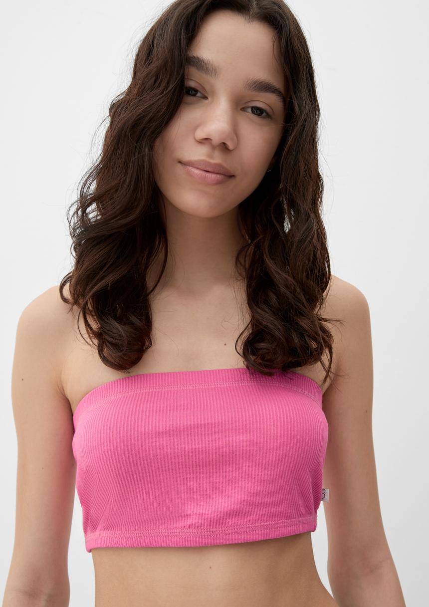 S.Oliver Bandeau-Top Mit Rippstruktur
