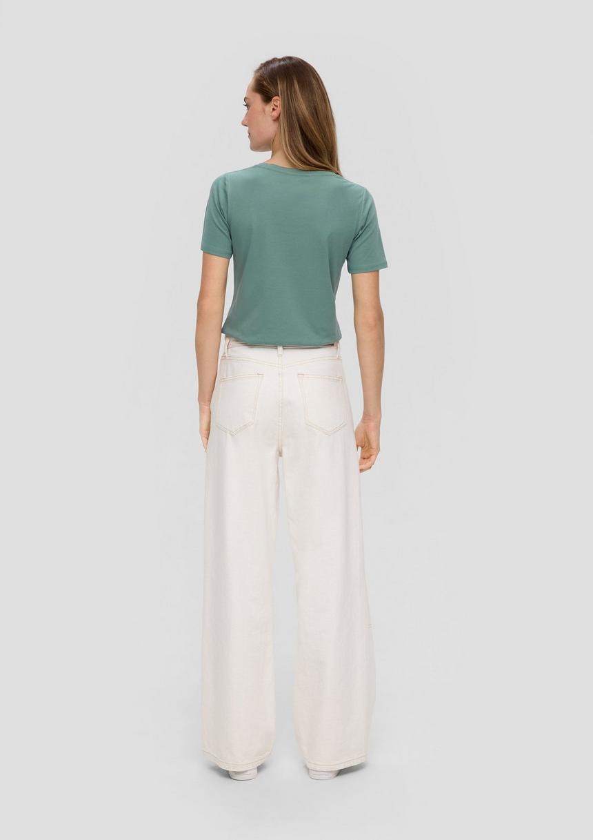 S.Oliver Basic-Shirt Aus Reiner Baumwolle