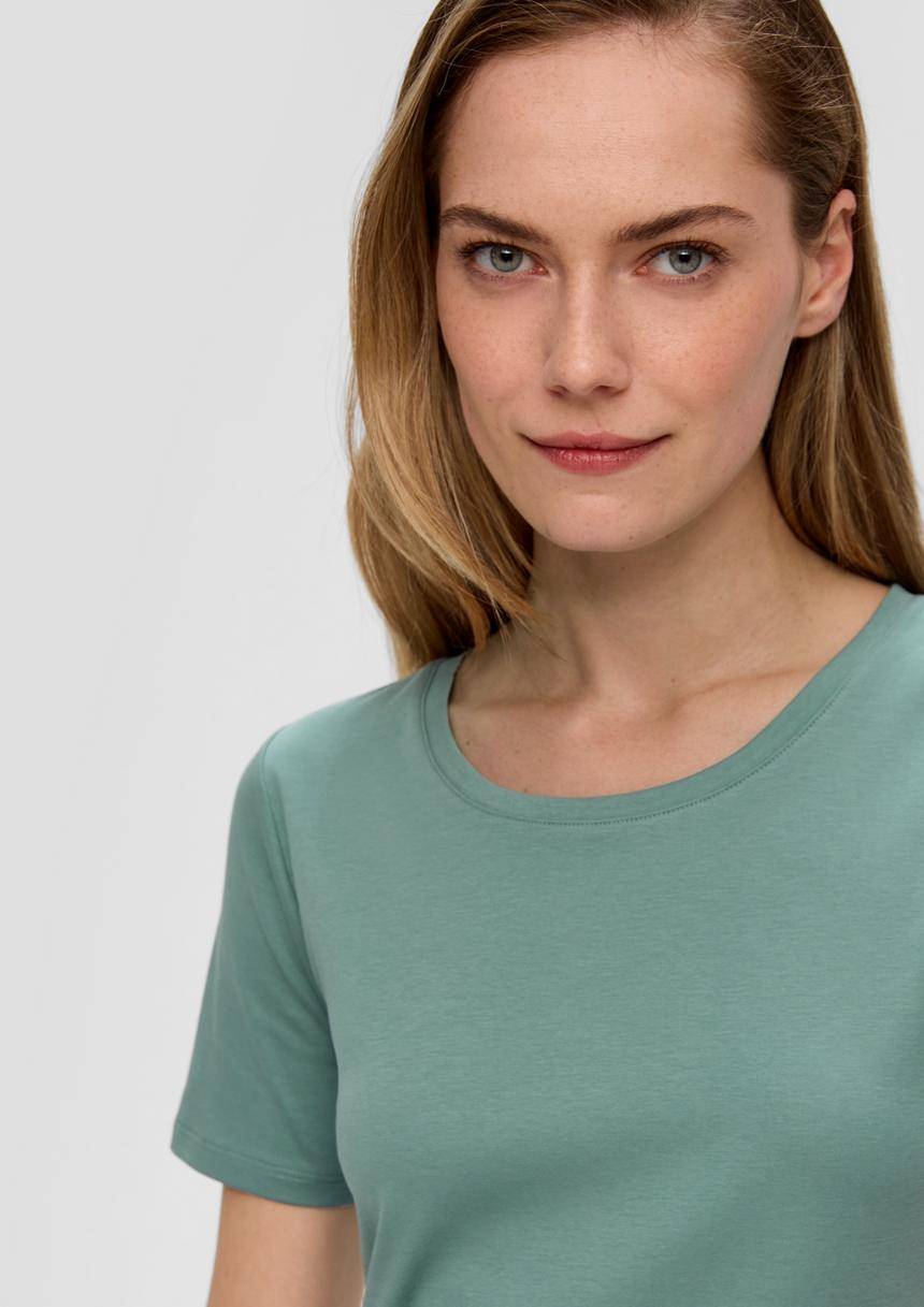 S.Oliver Basic-Shirt Aus Reiner Baumwolle