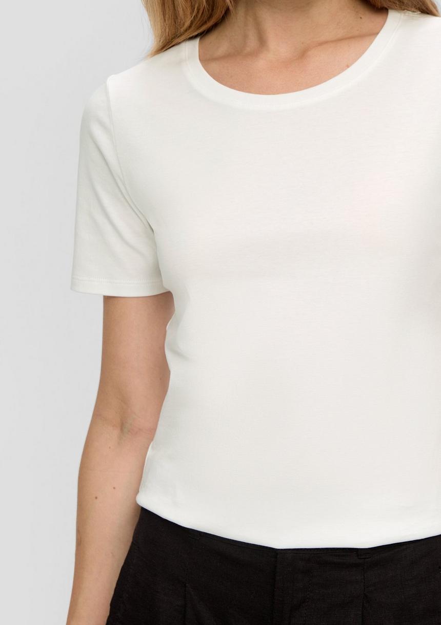 S.Oliver Basic-Shirt Aus Reiner Baumwolle