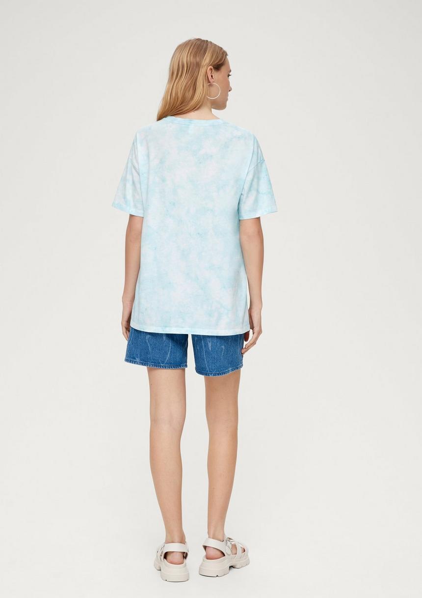 S.Oliver Batikshirt Mit Statement-Print