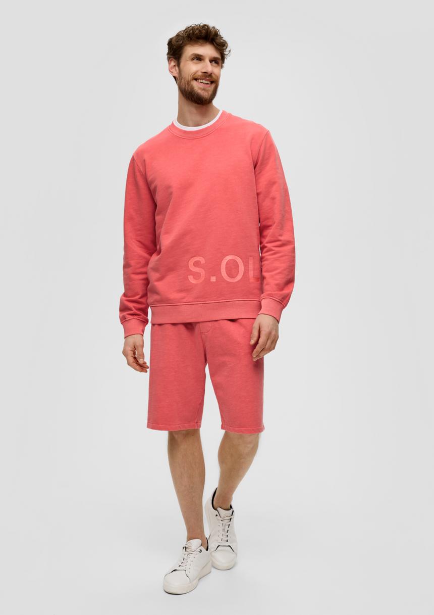 S.Oliver Baumwoll-Sweatshirt Mit Logo-Print