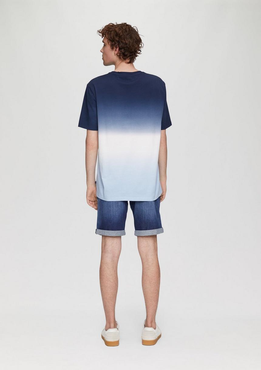 S.Oliver Baumwoll-T-Shirt Mit Farbverlauf
