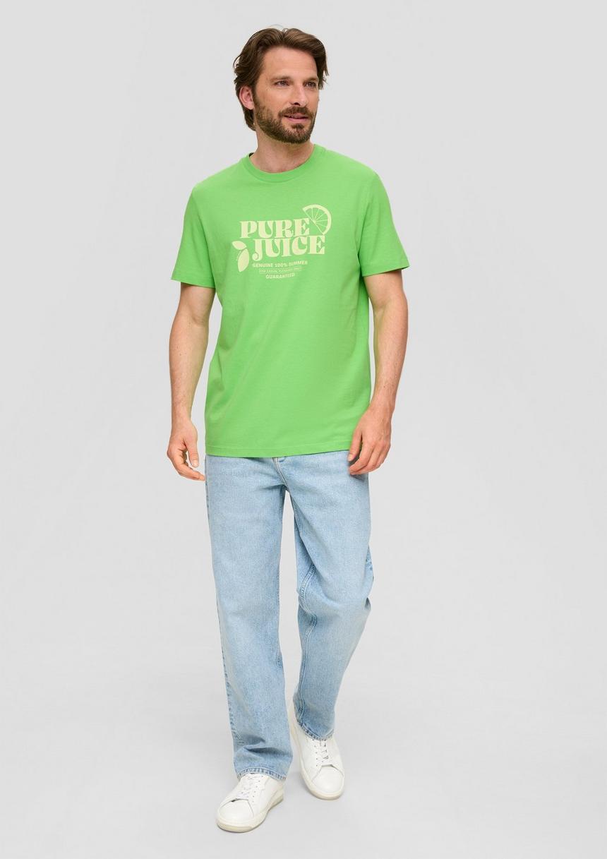 S.Oliver Baumwoll-T-Shirt Mit Frontprint