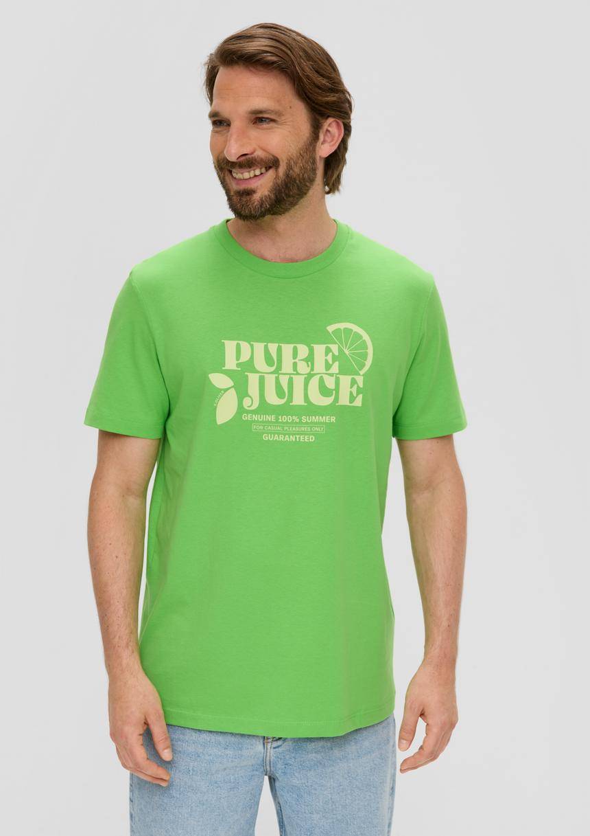 S.Oliver Baumwoll-T-Shirt mit Frontprint