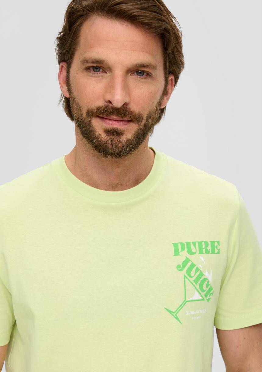 S.Oliver Baumwoll-T-Shirt Mit Frontprint