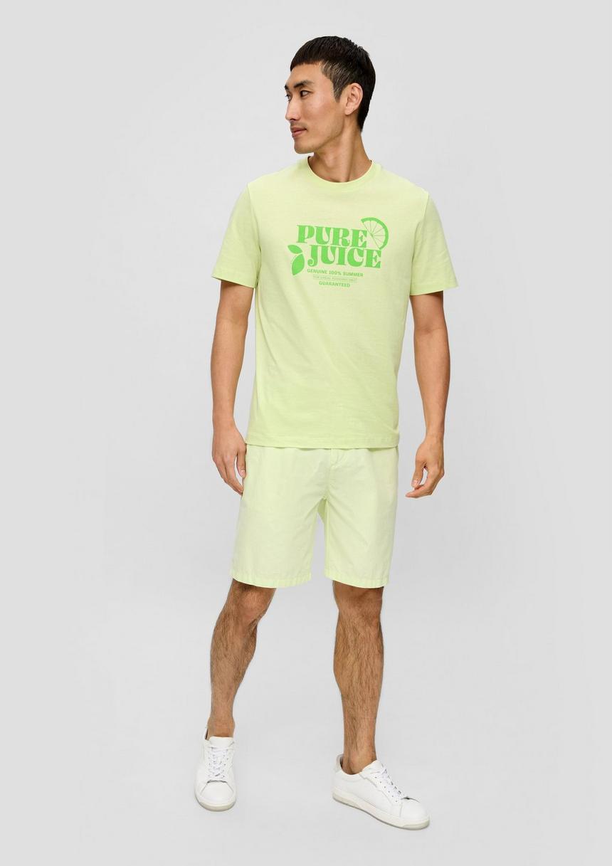 S.Oliver Baumwoll-T-Shirt Mit Frontprint