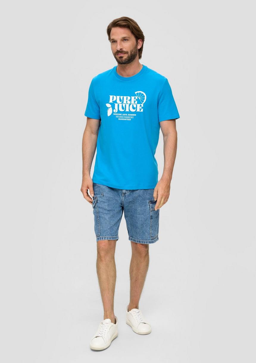 S.Oliver Baumwoll-T-Shirt Mit Frontprint