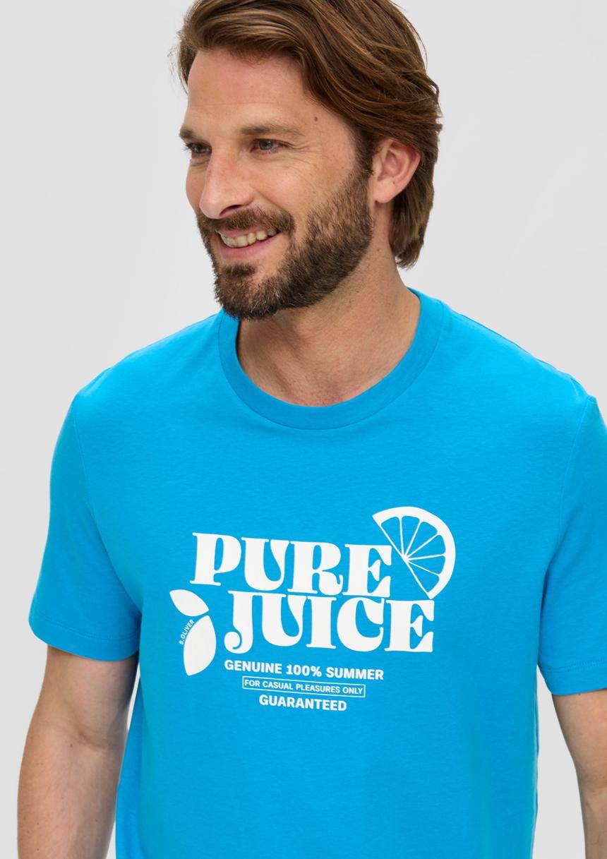S.Oliver Baumwoll-T-Shirt Mit Frontprint