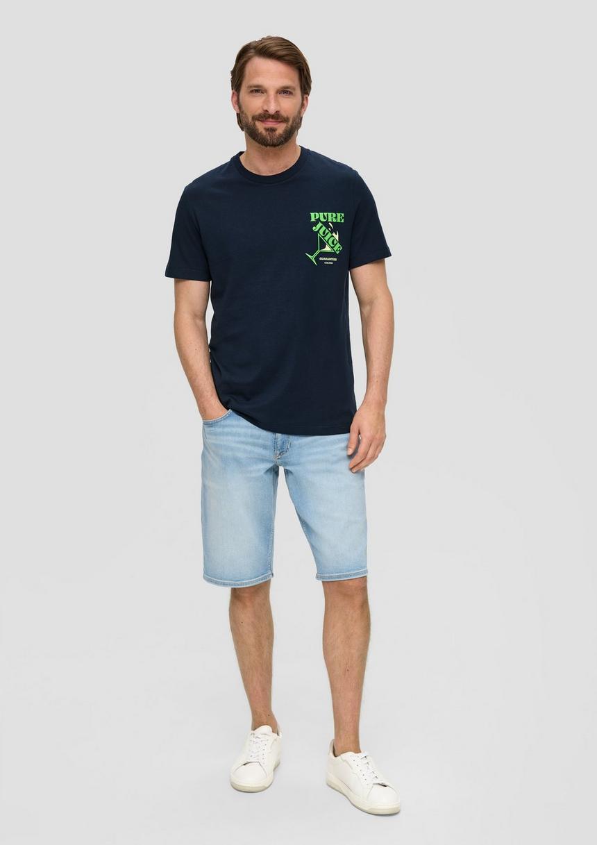 S.Oliver Baumwoll-T-Shirt Mit Frontprint