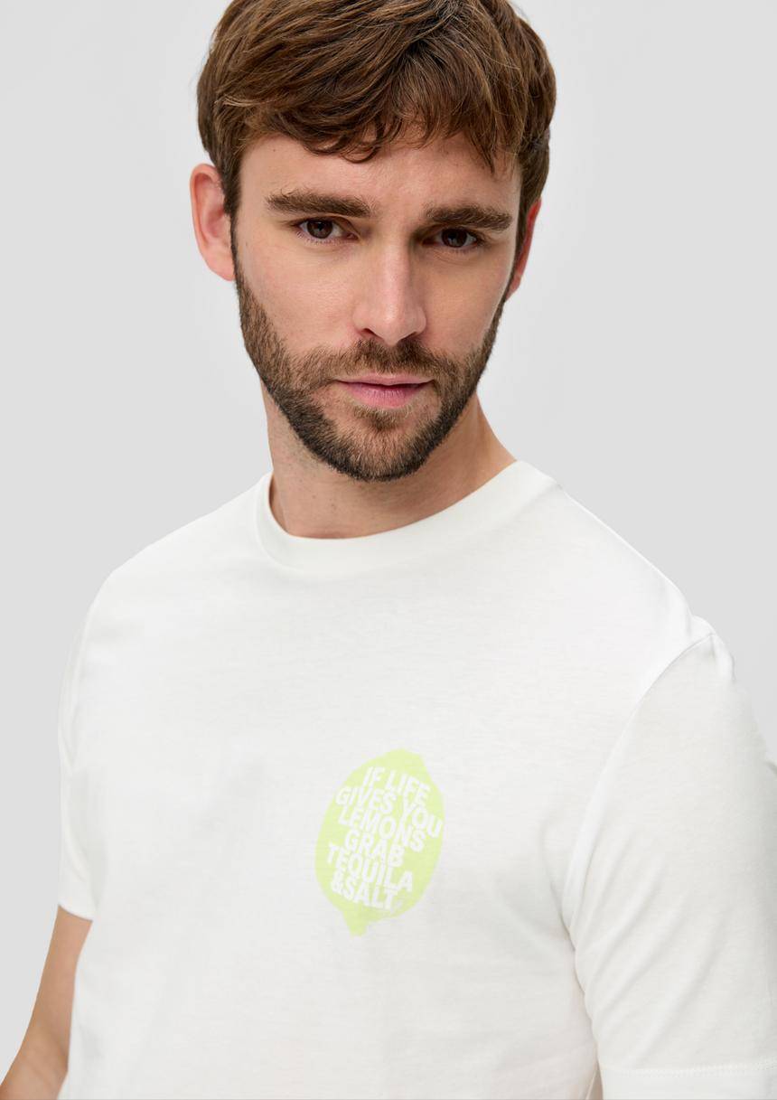 S.Oliver Baumwoll-T-Shirt Mit Frontprint