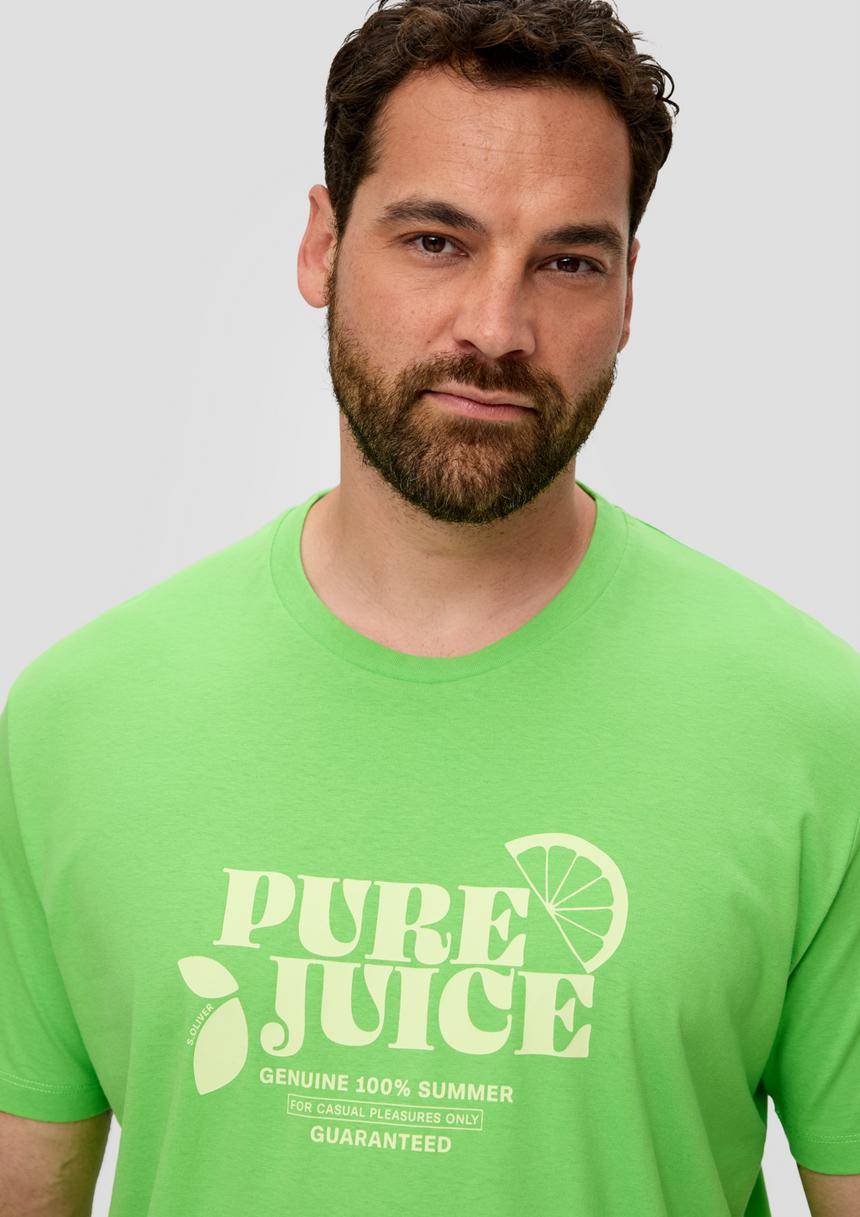 S.Oliver Baumwoll-T-Shirt Mit Frontprint