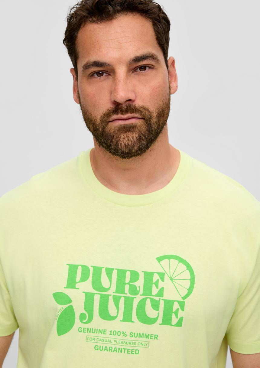 S.Oliver Baumwoll-T-Shirt Mit Frontprint