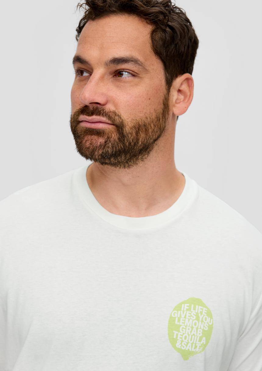 S.Oliver Baumwoll-T-Shirt Mit Frontprint