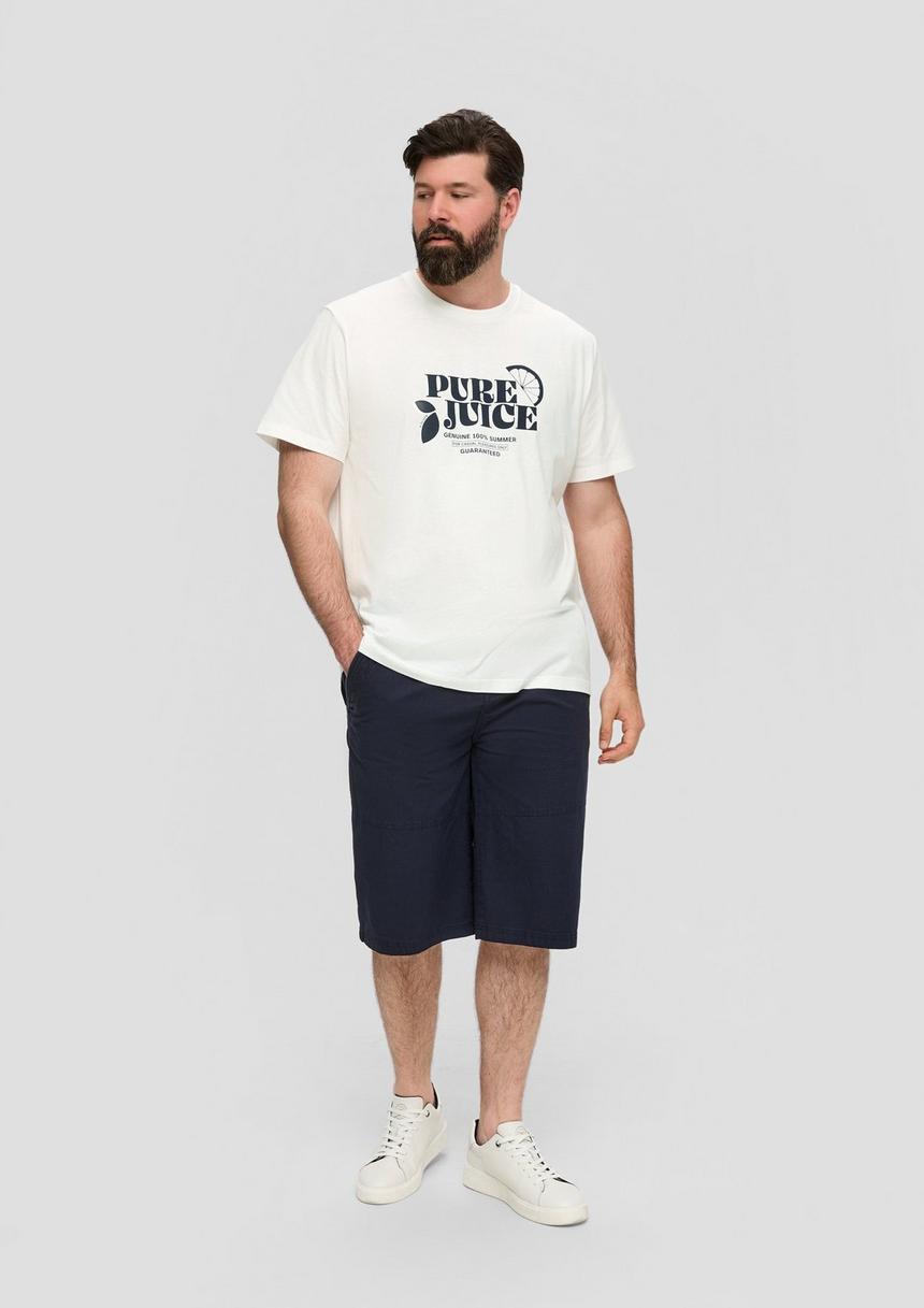 S.Oliver Baumwoll-T-Shirt Mit Frontprint