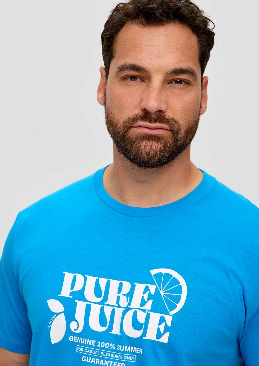 S.Oliver Baumwoll-T-Shirt Mit Frontprint