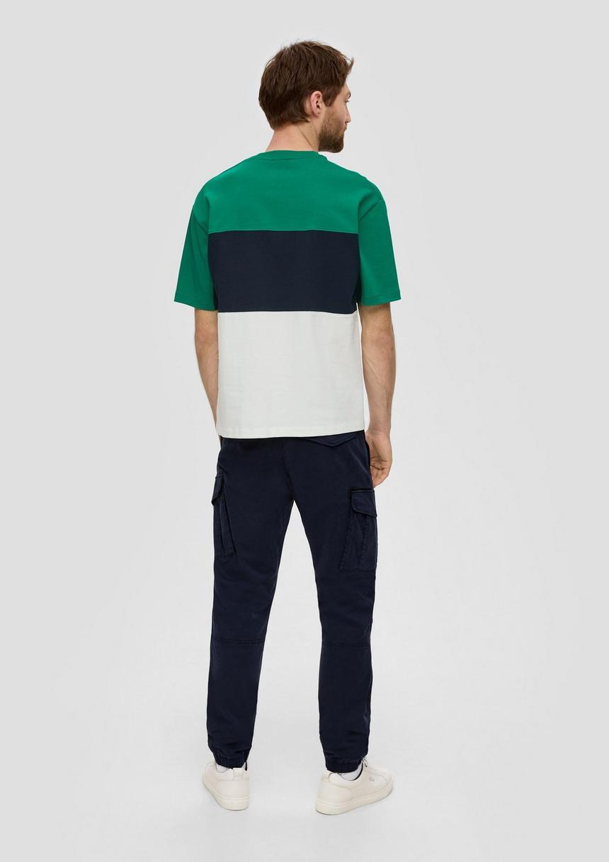 S.Oliver Baumwollshirt Im Colour Blocking-Style