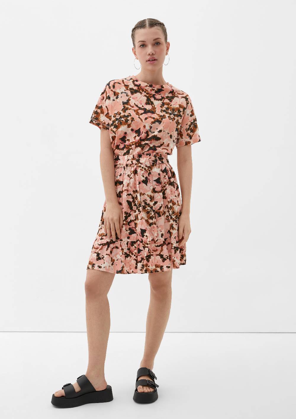 S.Oliver Baumwollshirt Mit Allover-Print