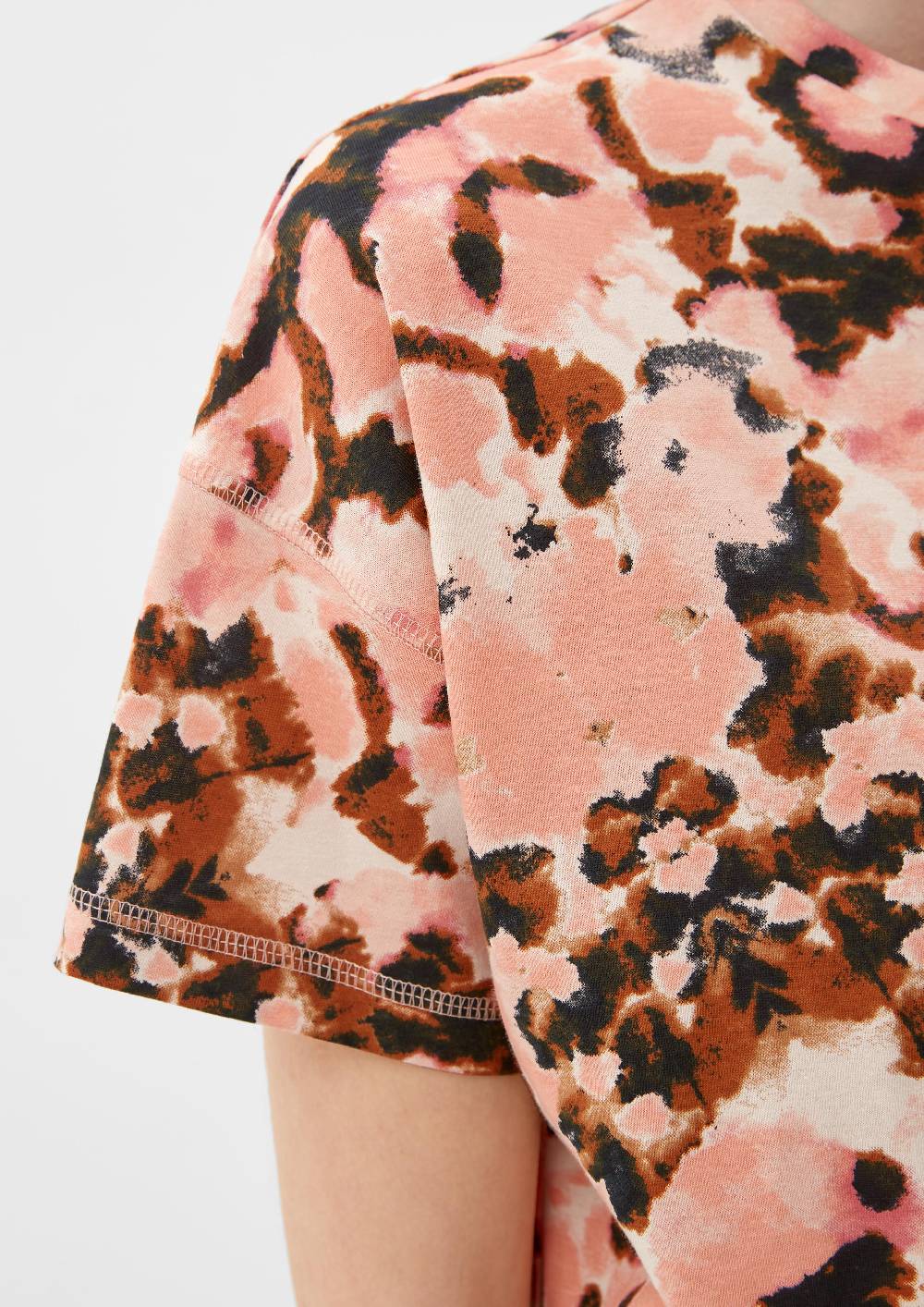 S.Oliver Baumwollshirt Mit Allover-Print