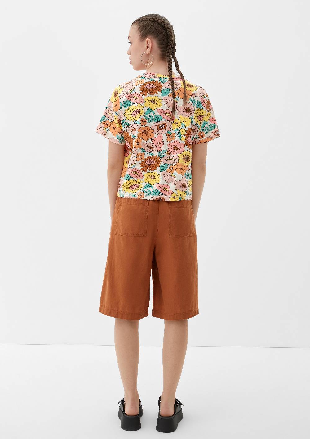 S.Oliver Baumwollshirt Mit Allover-Print