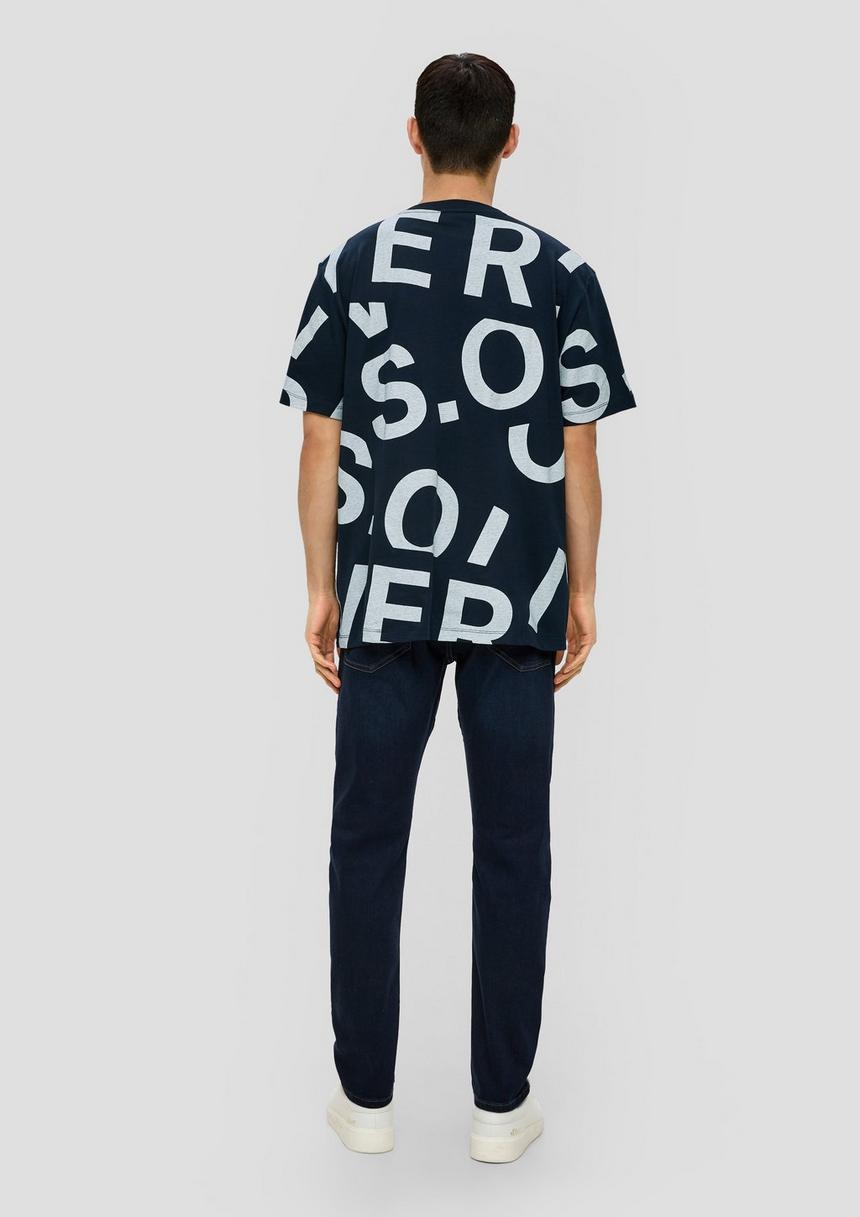 S.Oliver Baumwollshirt Mit Allover-Print
