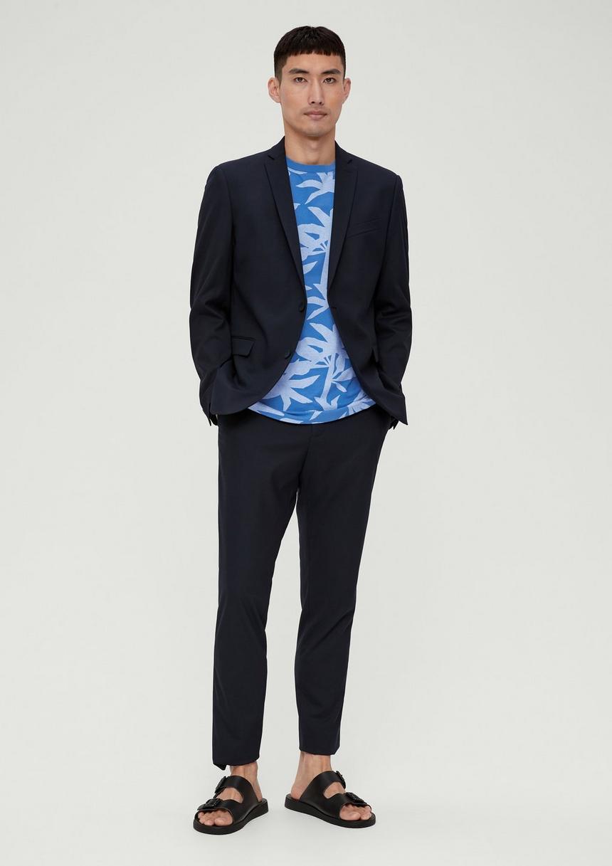 S.Oliver Baumwollshirt Mit Allover-Print