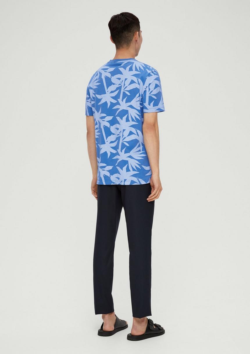 S.Oliver Baumwollshirt Mit Allover-Print