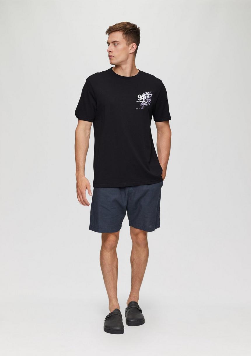 S.Oliver Baumwollshirt Mit Brustprint