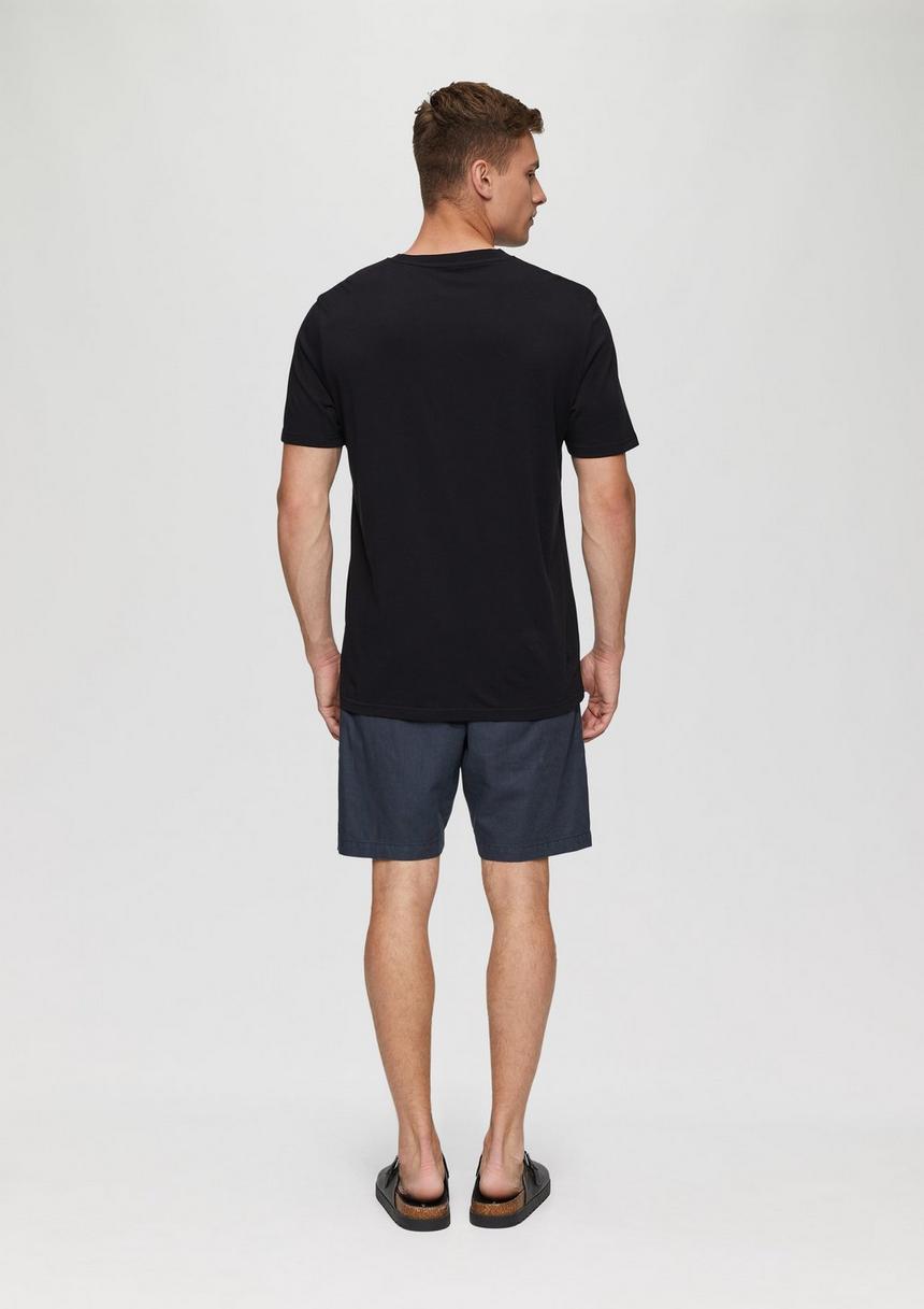 S.Oliver Baumwollshirt Mit Brustprint