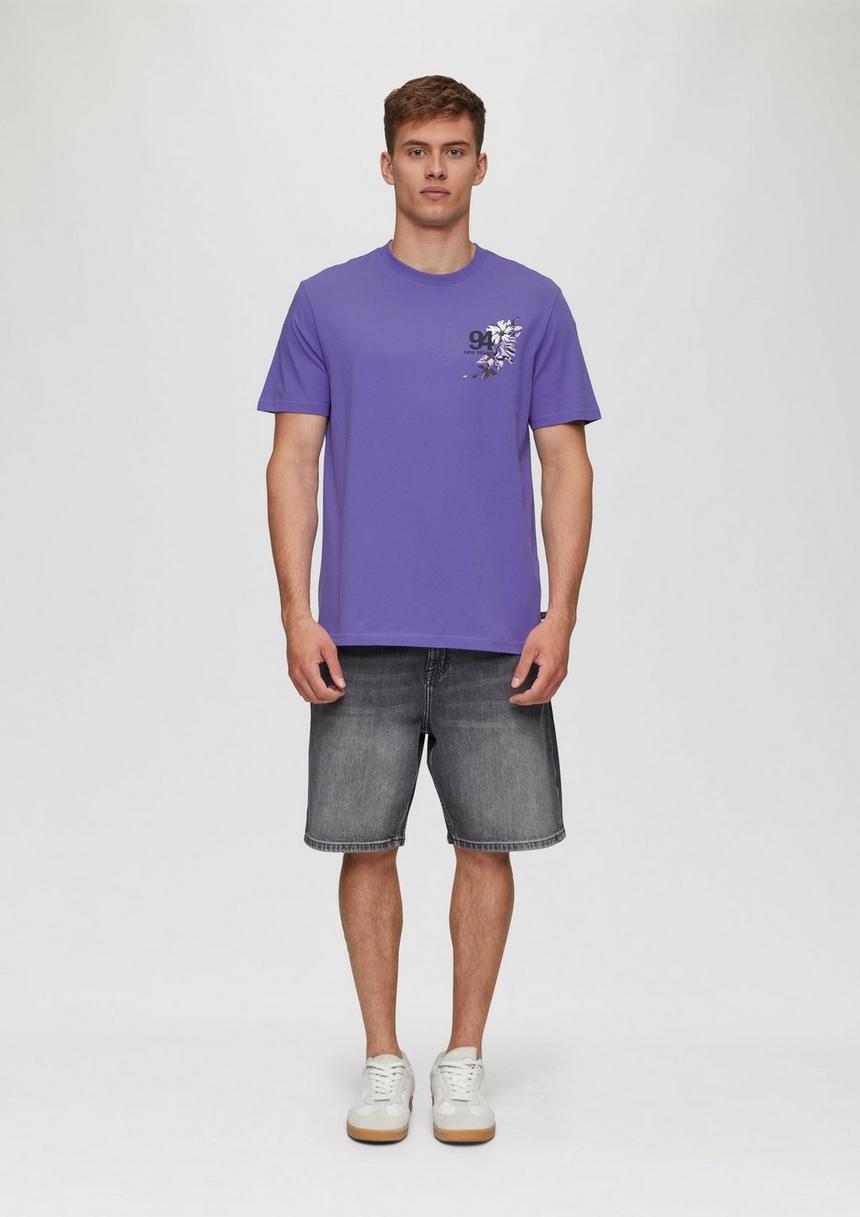 S.Oliver Baumwollshirt Mit Brustprint