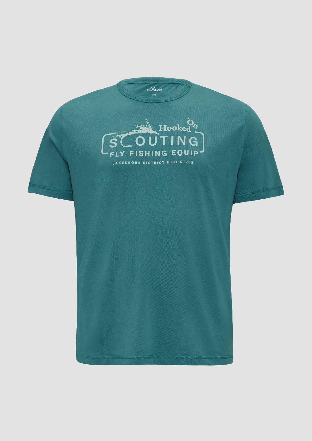 S.Oliver Baumwollshirt Mit Frontprint